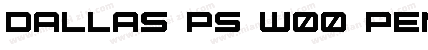 Dallas PS W00 Pen字体转换